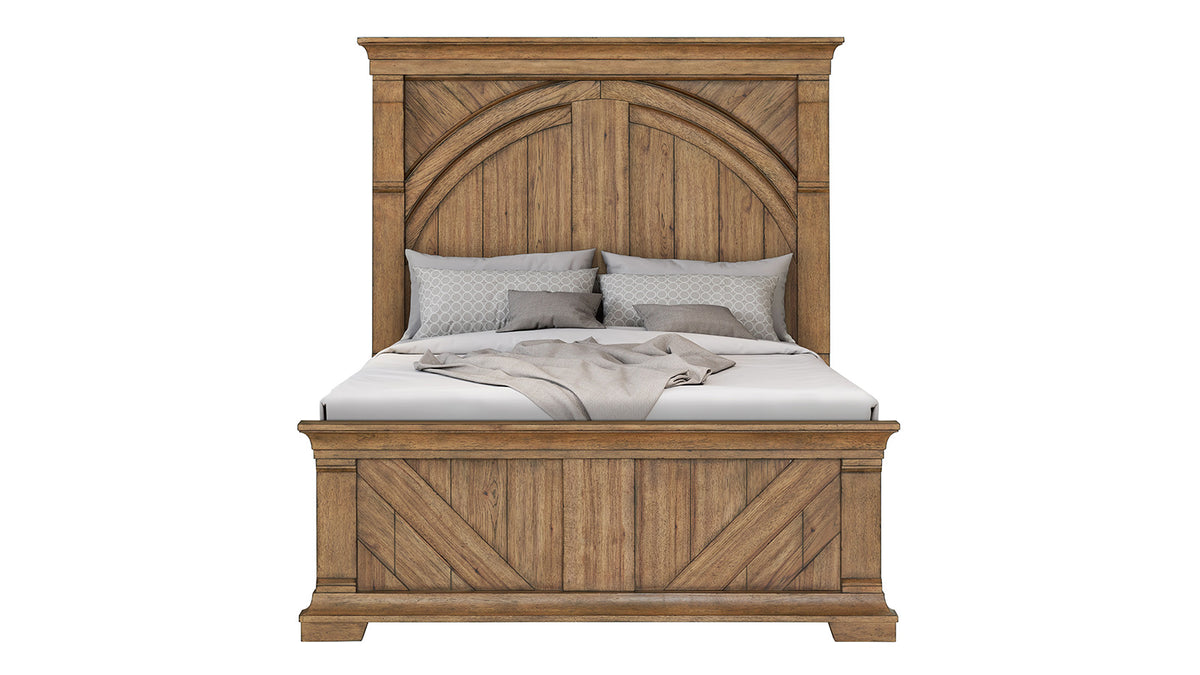Vermont 3pc King Bedroom set (King Bed, Nightstand, Dresser & Mirror)
