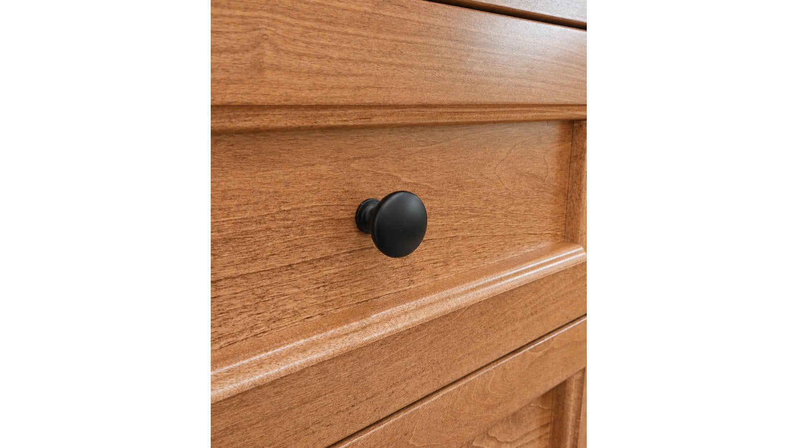 close up of drawer knob