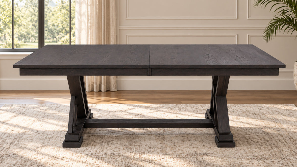 London Solid White Oak Dining Table