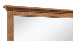 Lake Houston Amish Solid Wood Almond Dresser and Mirror