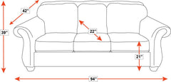 Navasota Leather Sofa