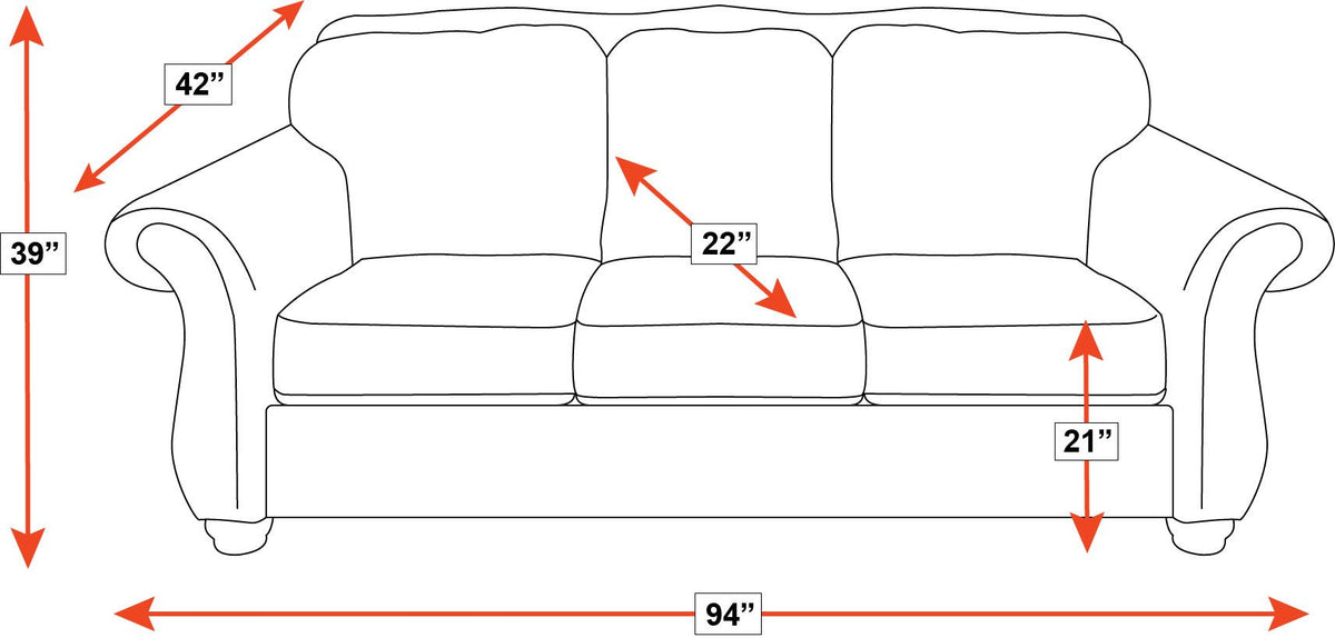 Navasota Leather Sofa