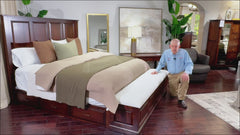 Henrietta King Storage Bed