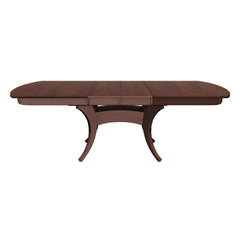 Galveston Solid Maple Wood Asbury Stain Expandable Dining Table