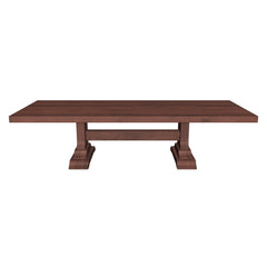 Huntsville 120in Solid Black Cherry Trestle Table