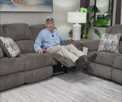 Newport Clove Reclining Loveseat