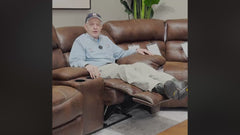 Marcelina Espresso Manual Reclining 3pc Sectional