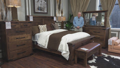 IronWood Amish Solid Wood Almond Dresser Mirror
