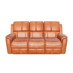 Big Spring Saddle Brown Leather P3 Power Reclining Sofa