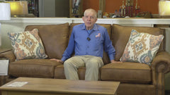 Palance Chestnut Tandem Autumn Sofa