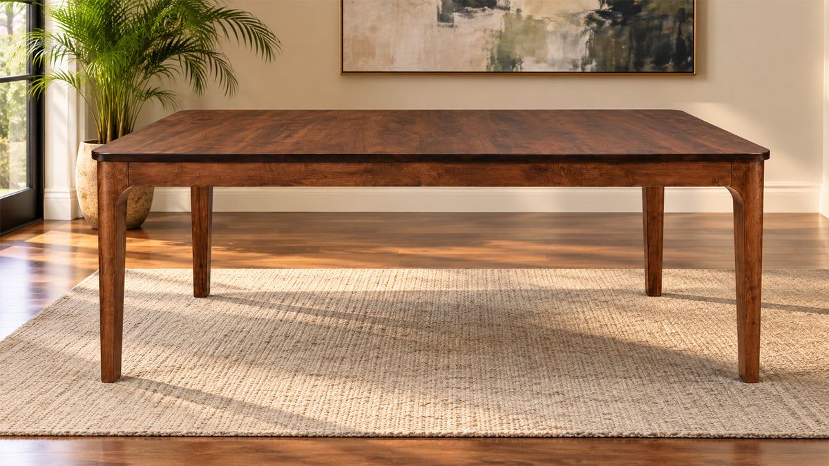 Newark Solid Maple  Wood Dining Table