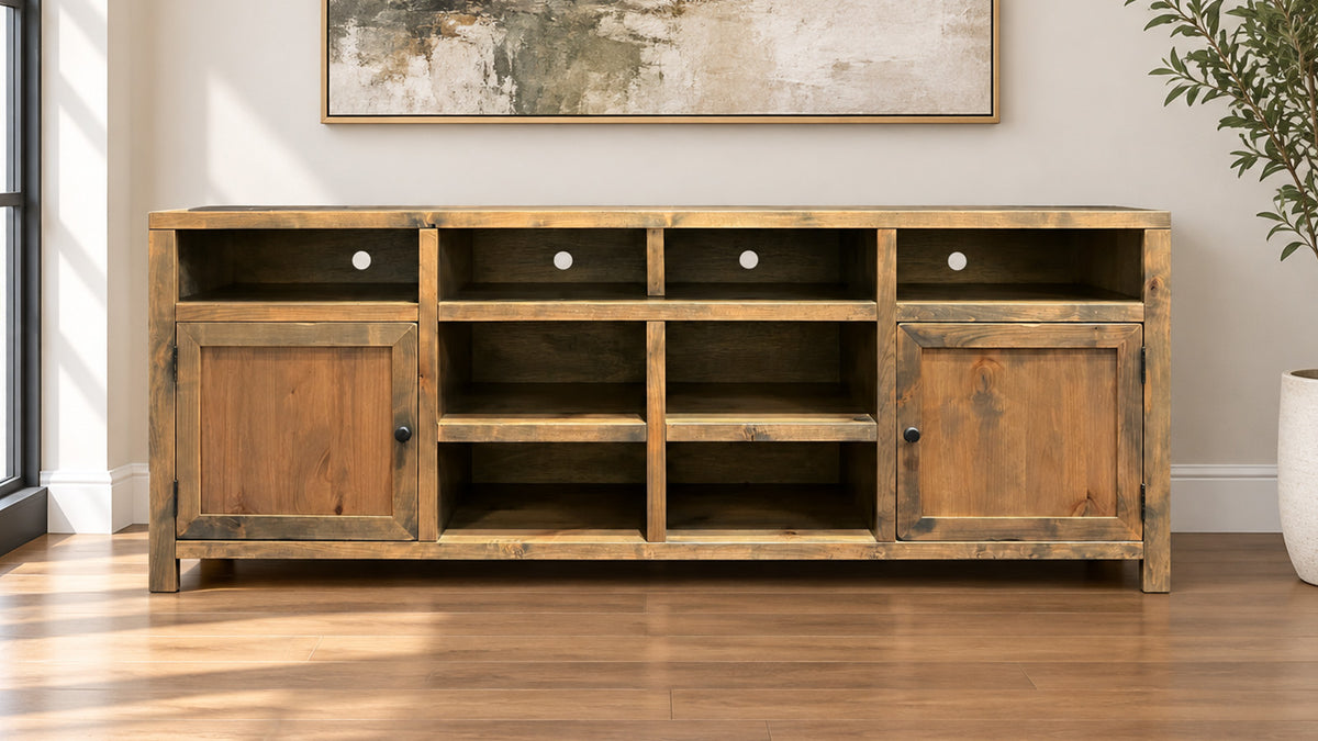 84" Barnwood Console
