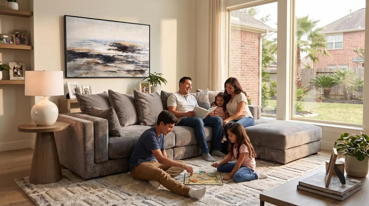 Salma Gypsy Truffle 4-Piece Sectional by Jonathan Louis | Made in USA | Gallery Furniture