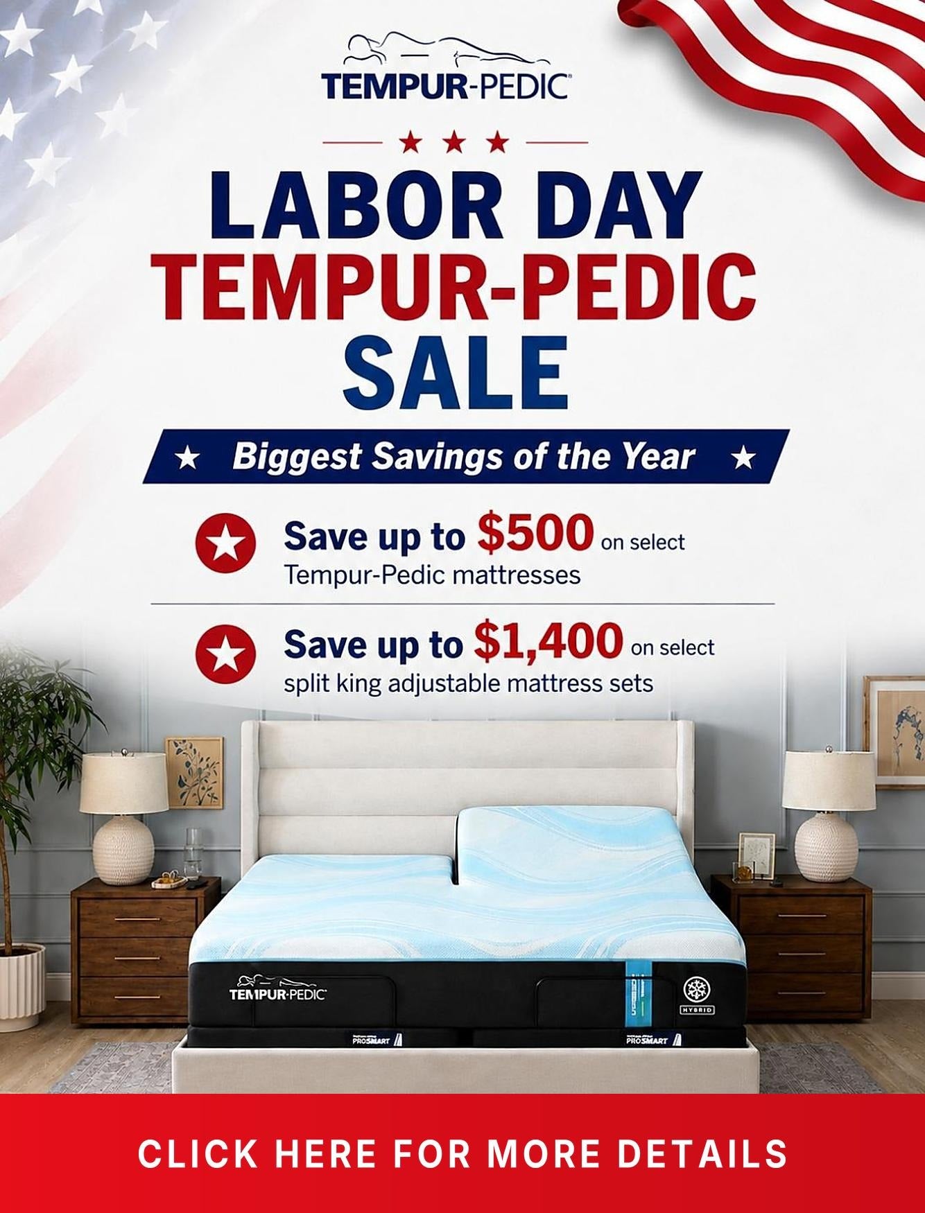 labor day tempur-pedic sale Image