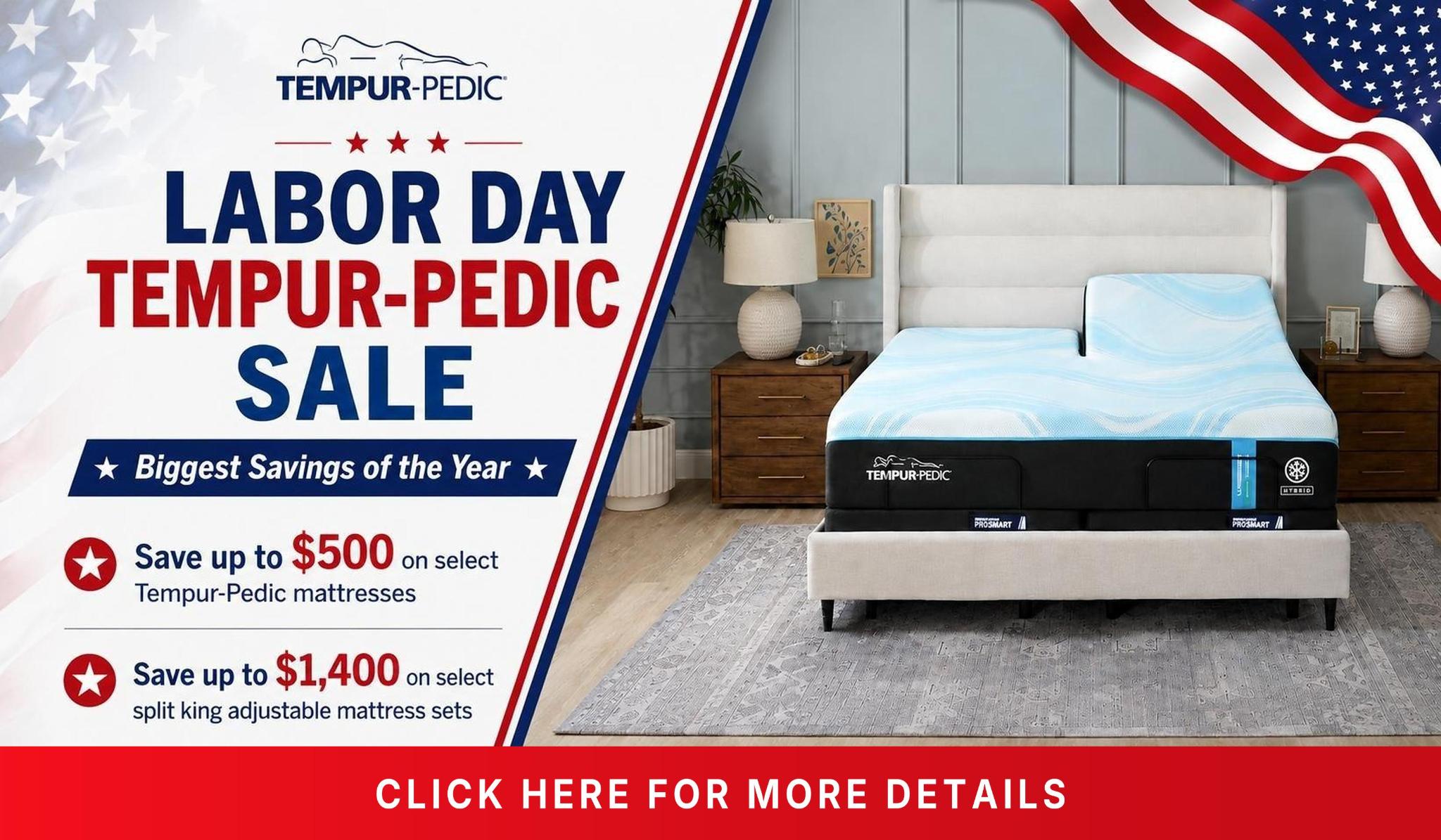 labor day tempur-pedic sale Image