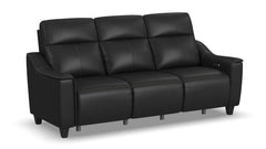 Black Leather Match 3-Piece Reclining Living Room Set