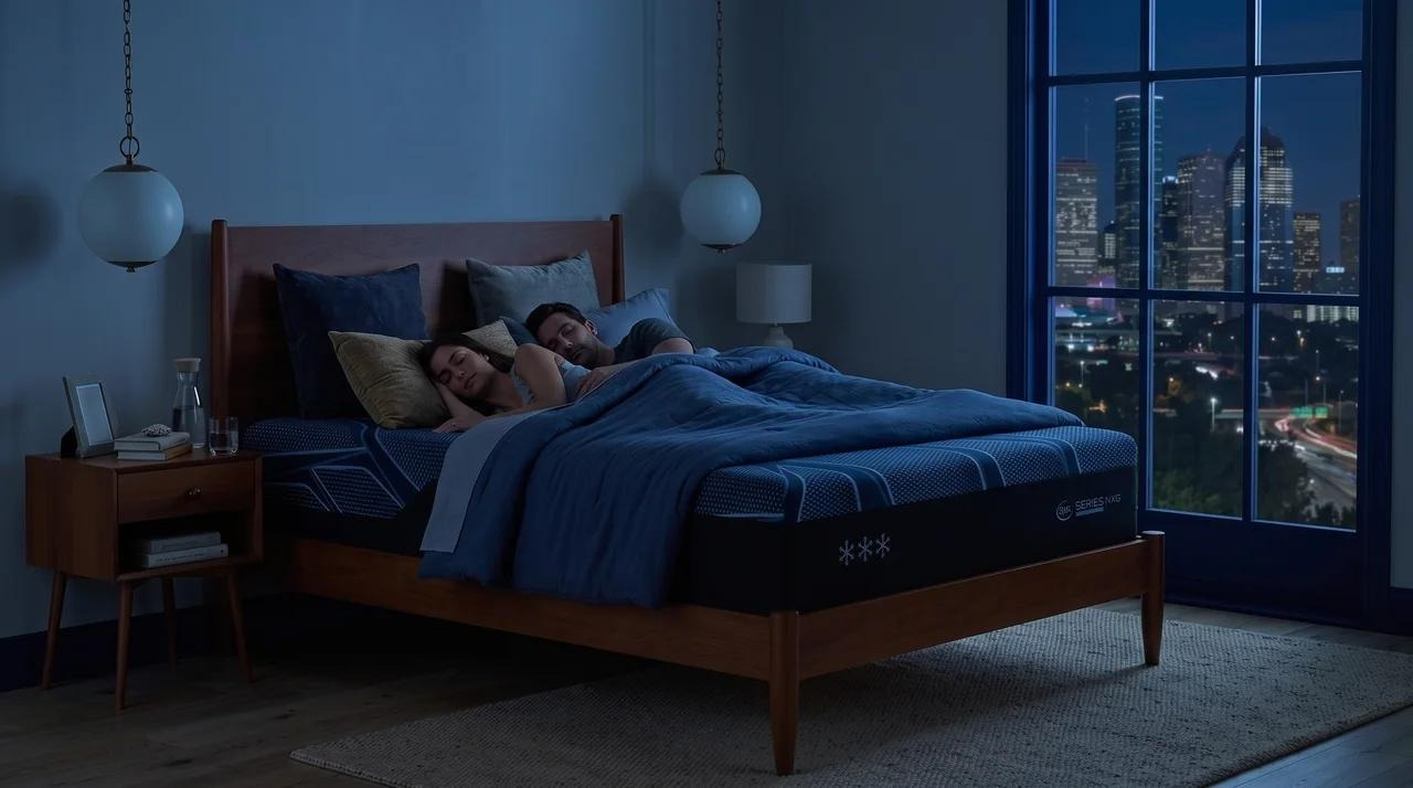 Split King Serta iSeries NXG 3500 Firm Hybrid — Set of 2 Twin XL Mattresses
