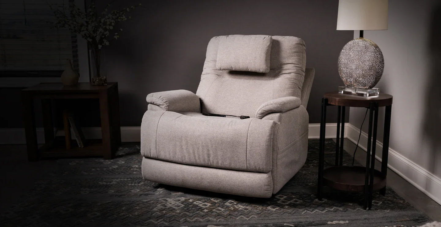 MacZcliner power recliner in a comfortable home setting