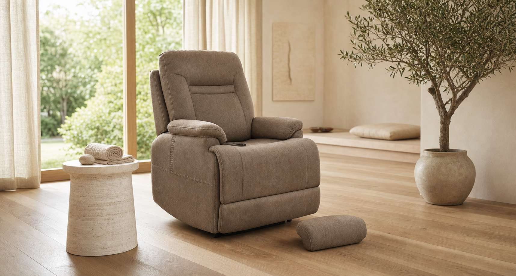 MacZcliner Rejuvenation Chair in a serene living room