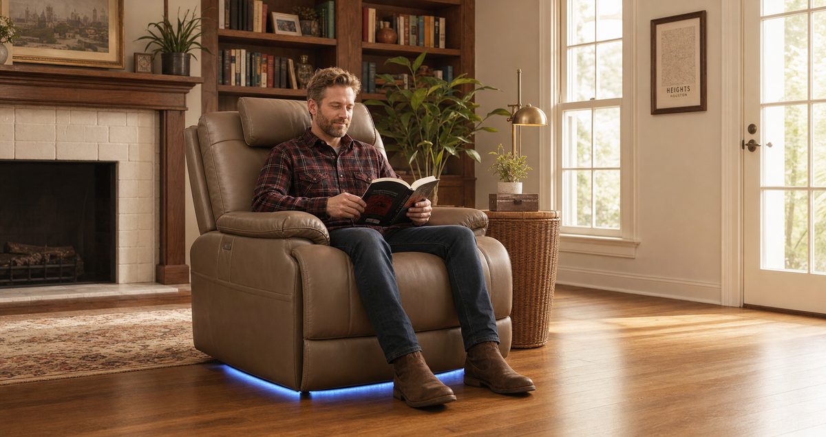 MacZcliner with motion-sensing LED base