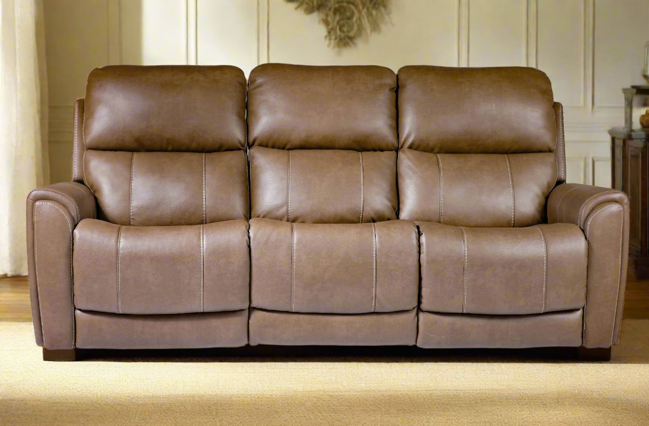 Flexsteel Cougar Cappuccino P3 Power Reclining Sofa
